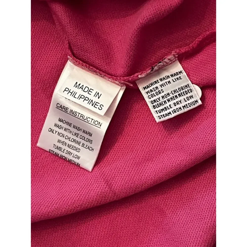 VTG Polo Ralph Lauren Shirt Pink Long Sleeve Medium NWT